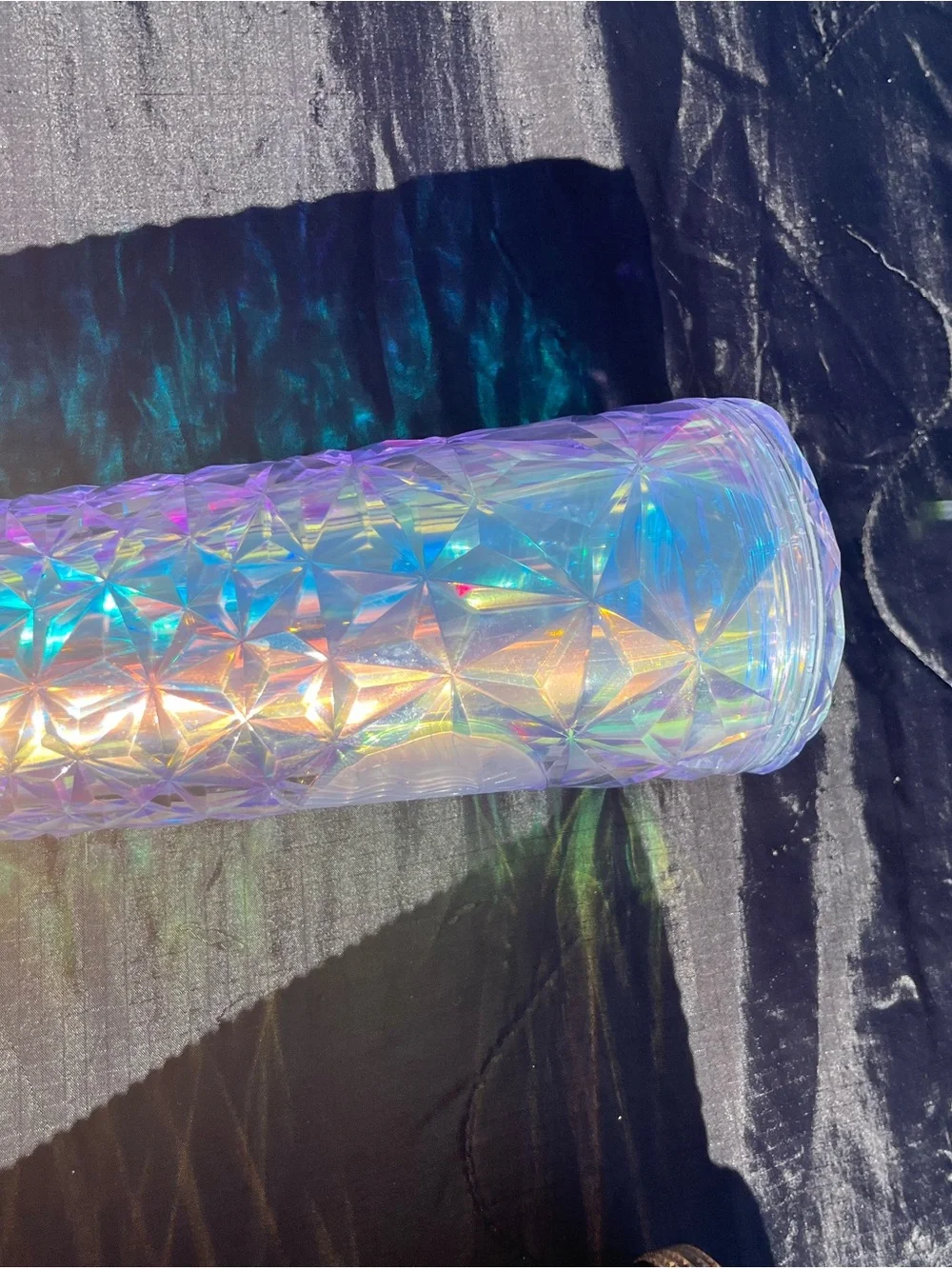 Starbucks Iridescent Holographic Tumbler - Blue Purple Pink Gold